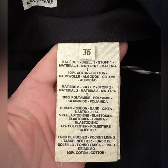 NWOT HERMES HIGH WAISTED SHORTS IN BLACK. 2023 collection. SIZE 36/US 4 - Picture 9 of 10